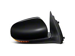 OE Style Powered Heated Side Mirror with Blind Spot Detection, Puddle Light and Turn Signal; Paintable Black; Passenger Side (14-16 Jeep Cherokee KL w/ Memory Mirrors)