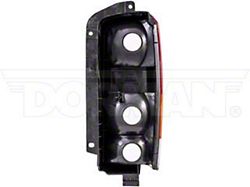 OE Style Tail Light; Chrome Housing; Red/Clear Lens; Driver Side (97-01 Jeep Cherokee XJ)