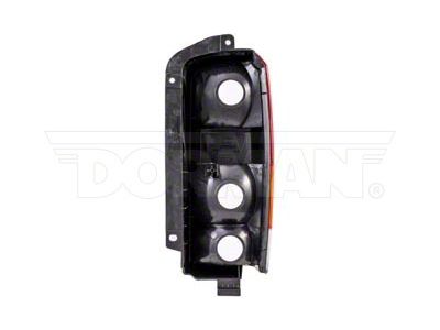 OE Style Tail Light; Chrome Housing; Red/Clear Lens; Driver Side (97-01 Jeep Cherokee XJ)