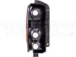 OE Style Tail Light; Chrome Housing; Red/Clear Lens; Passenger Side (97-01 Jeep Cherokee XJ)