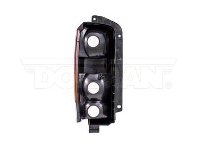 OE Style Tail Light; Chrome Housing; Red/Clear Lens; Passenger Side (97-01 Jeep Cherokee XJ)