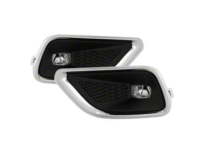 OEM Style LED Fog Lights with Switch; Clear (19-23 Jeep Cherokee KL)
