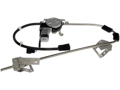 Power Window Regulator and Motor Assembly; Front Driver Side (87-96 Jeep Cherokee XJ)