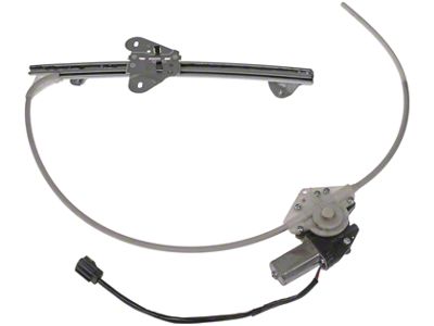 Power Window Regulator and Motor Assembly; Front Driver Side (97-01 Jeep Cherokee XJ)
