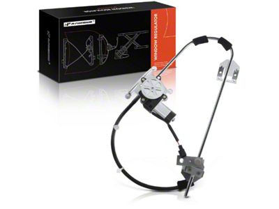 Power Window Regulator with Motor; Front Driver Side (87-96 Jeep Cherokee XJ)