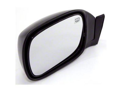 Powered Folding Door Mirror; Black; Driver Side (97-01 Jeep Cherokee XJ)