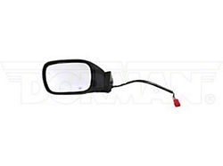 Powered Heated Side Mirror; Driver Side; Black (97-01 Jeep Cherokee XJ)