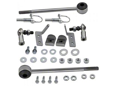 Quick Disconnect Front Sway Bar End Links for 4 to 6-Inch Lift (84-01 Jeep Cherokee XJ)
