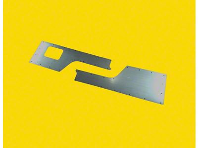 Rear Quarter Panel Armor; Bare Steel (84-01 Jeep Cherokee XJ)