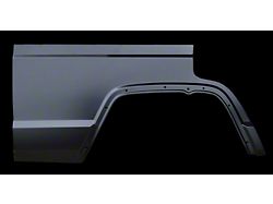 Rear Quarter Panel with Dog Leg; Passenger Side (84-01 Jeep Cherokee XJ 4-Door)
