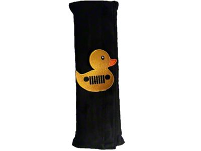 Seat Belt Pad with Jeep Duck Logo (Universal; Some Adaptation May Be Required)