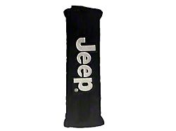 Seat Belt Pad with Jeep Letters (Universal; Some Adaptation May Be Required)