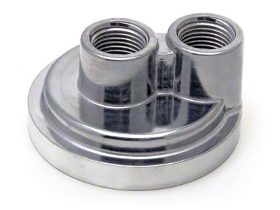 Spin-On Oil Filter Bypass Adapter; 22mm x 1.50 Threads (14-21 2.0L, 2.4L Jeep Cherokee KL)