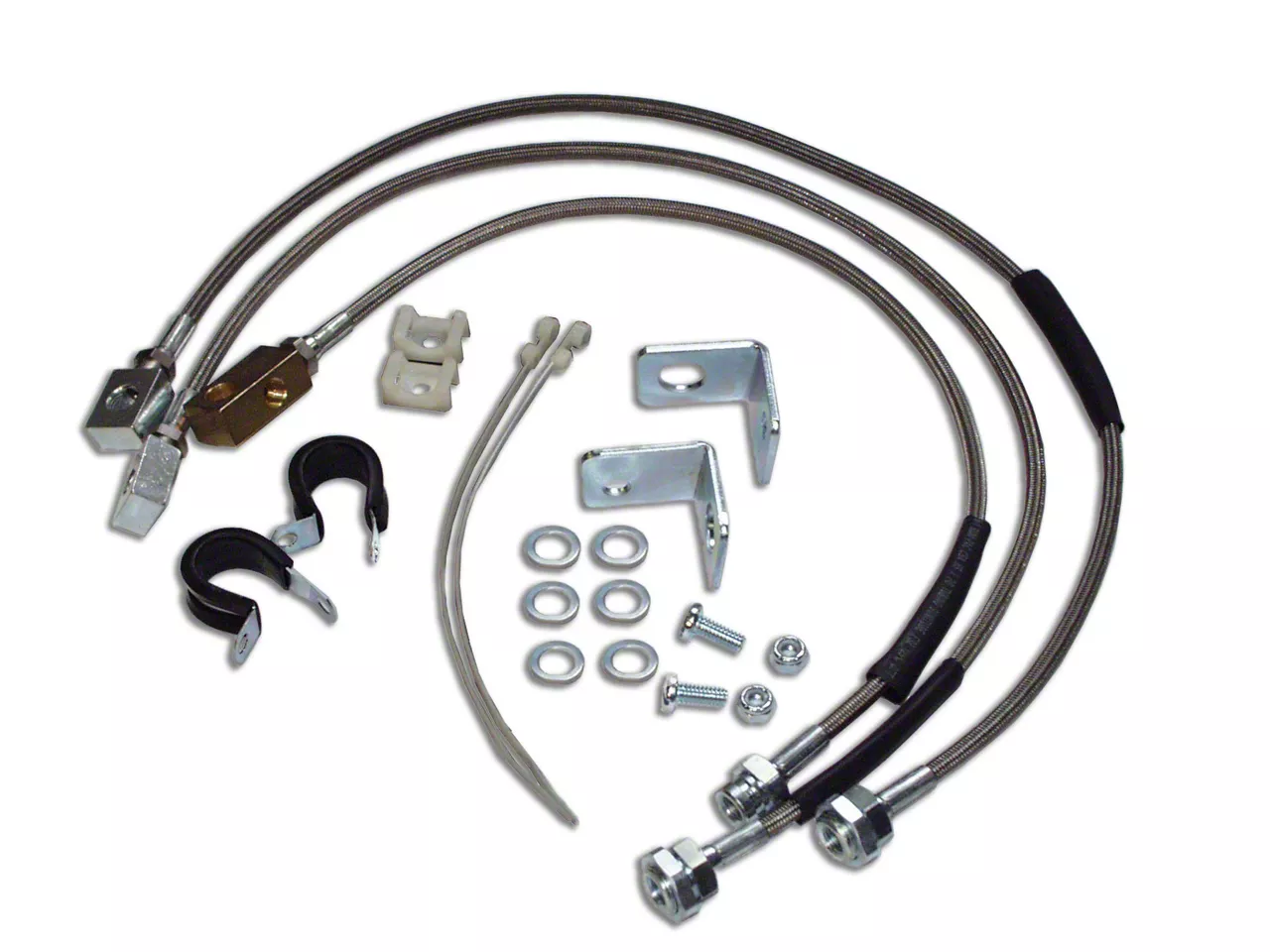 Jeep Cherokee Stainless Steel Brake Hose Kit for 0 to 6Inch Lift (84