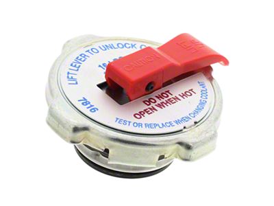 Steel Safety Lever Radiator Cap (84-01 Jeep Cherokee XJ)