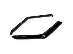 Tape-On Front and Rear Window Visors; Dark Smoke (84-01 Jeep Cherokee XJ 2-Door)