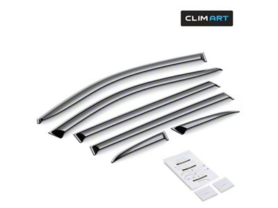 Tape-On Window Deflectors (14-23 Jeep Cherokee KL)