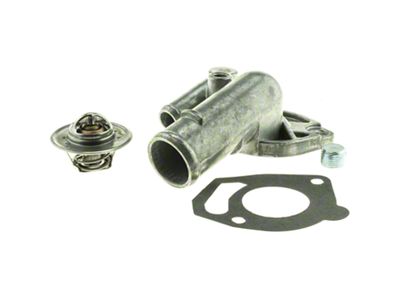 Thermostat with Housing Assembly; 195-Degree (91-01 2.5L, 4.0L Jeep Cherokee XJ)