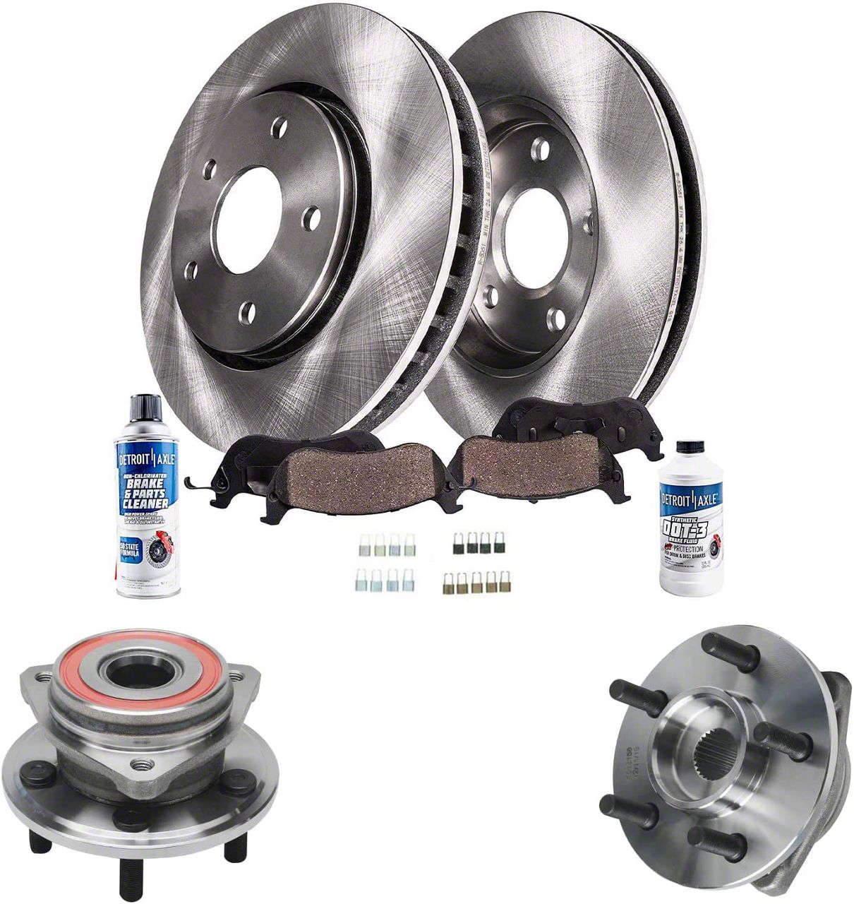 Jeep Cherokee Vented Brake Rotor, Pad, Wheel Hub Assemblies, Brake