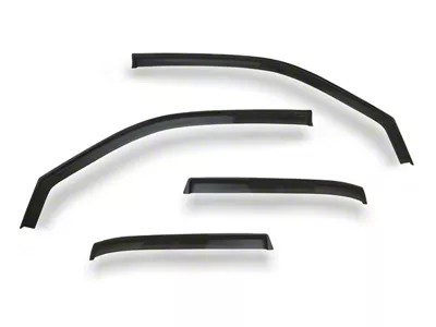 Ventgard Sport Window Deflectors; Smoked; Front and Rear (84-01 Jeep Cherokee XJ)