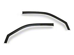 Ventgard Window Deflectors; Smoked; Front Only (84-01 Jeep Cherokee XJ 4-Door)