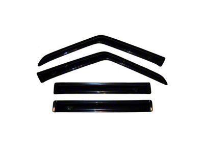 Ventvisor Window Deflectors; Dark Smoke (84-01 Jeep Cherokee XJ 4-Door)
