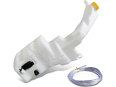 Windshield Washer Reservoir Tank Bottle with Level Sensor and Fluid Pump (14-16 Jeep Cherokee KL)