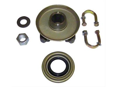 Drive Shaft Pinion Yoke Conversion Kit; Converts To U Bolt Style; Dana 30 (73-83 Jeep CJ5 & CJ7)