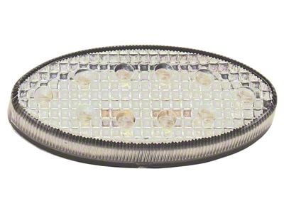 10-Diode LED Oval Lights; Clear Lens; Blue (Universal; Some Adaptation May Be Required)