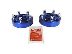 1.50-Inch Wheel Spacers; Blue (20-25 Jeep Gladiator JT)