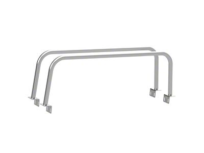 Heavy Metal Off-Road 19-Inch Double Bed Bars; Bare Steel (20-25 Jeep Gladiator JT)