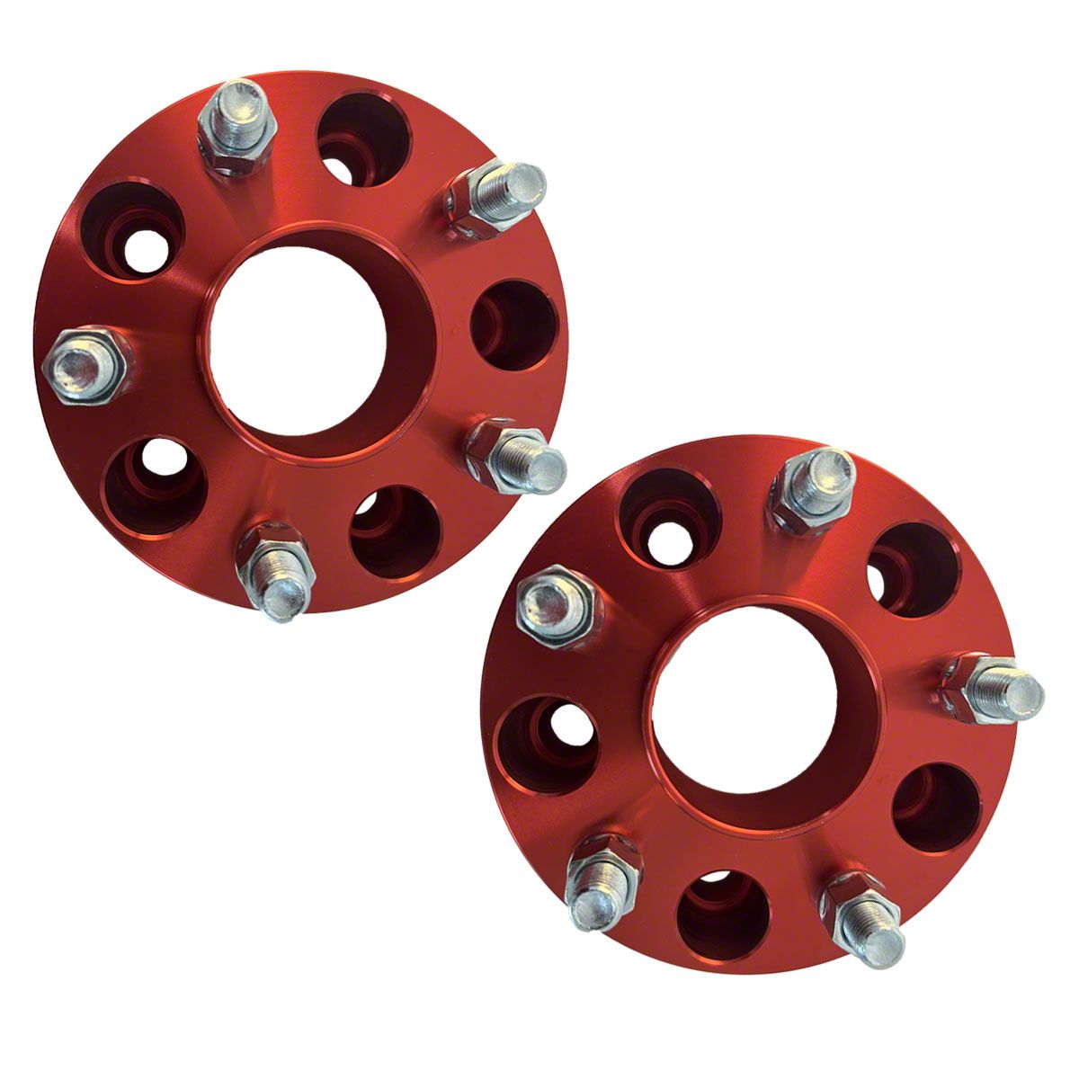 Jeep Gladiator 2Inch Wheel Spacers; Red (2024 Jeep Gladiator JT