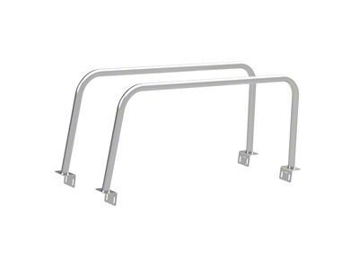 Heavy Metal Off-Road 24-Inch Double Bed Bars; Bare Steel (20-25 Jeep Gladiator JT)