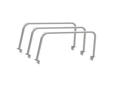Heavy Metal Off-Road 24-Inch Triple Bed Bars; Bare Steel (20-25 Jeep Gladiator JT)