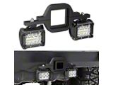 2-Inch Tow Hitch Mount Bracket with Triple Row LED Pod Lights (Universal; Some Adaptation May Be Required)