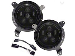 7-Inch Gen III Round LED Projector Headlights; Black Housing; Clear Lens (20-25 Jeep Gladiator JT)