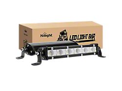 7-Inch Ultra-Slim Single Row LED Light Bars; Spot Beam (Universal; Some Adaptation May Be Required)