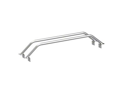 Heavy Metal Off-Road 9-Inch Double Bed Bars; Bare Steel (20-25 Jeep Gladiator JT)
