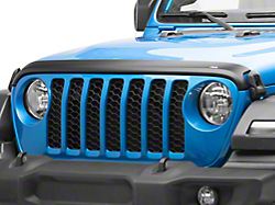 Aeroskin Hood Protector; Matte Black (20-25 Jeep Gladiator JT, Excluding Mojave)