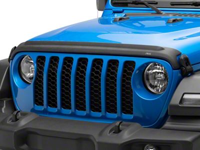 Aeroskin II Hood Protector; Textured Black (20-25 Jeep Gladiator JT, Excluding Mojave)