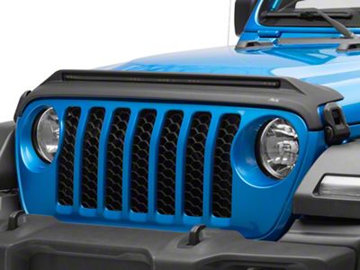 Aeroskin LightShield Hood Protector; Black (20-25 Jeep Gladiator JT)