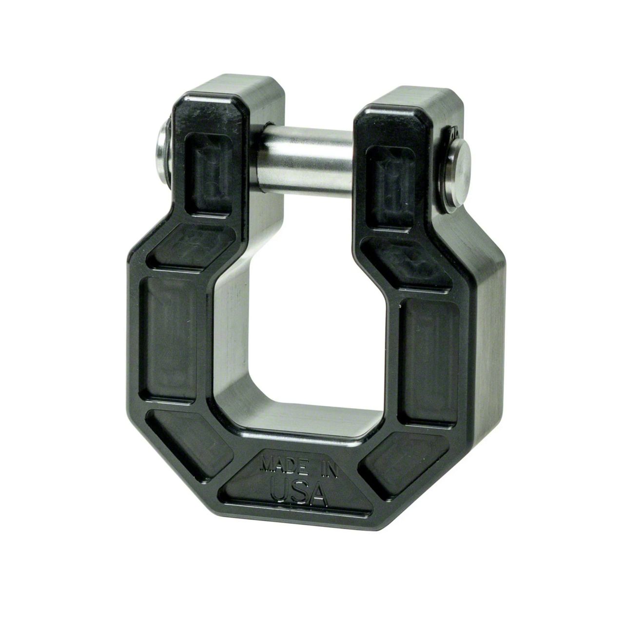 Royal Hooks Jeep Gladiator Aluminum D-Ring Shackle; Black