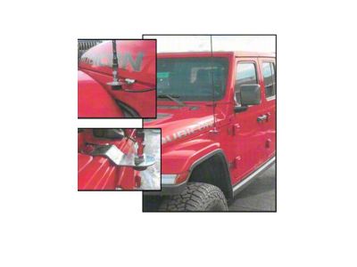 Antenna Fender Mount (20-25 Jeep Gladiator JT)