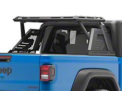 Armour II Roll Bar with Basket; Black (20-25 Jeep Gladiator JT)