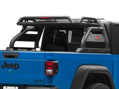 Atlas Roll Bar; Black (20-25 Jeep Gladiator JT)