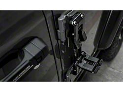 Awaken Series Folding Door Hinge Step; Black (20-25 Jeep Gladiator JT)