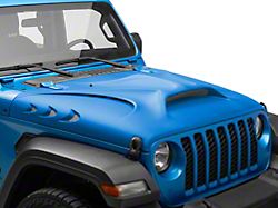 Beast Series Hood with Open Air Scoop and Vents; Unpainted (20-25 Jeep Gladiator JT)