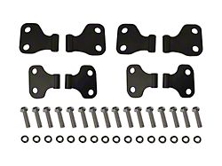 Body Door Hinge Set; Black (20-26 Jeep Gladiator JT)