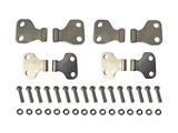 Body Door Hinge Set; Ready to Paint (20-26 Jeep Gladiator JT)