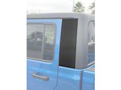 C-Pillar Accent Trim; Forged Carbon Fiber (20-25 Jeep Gladiator JT)